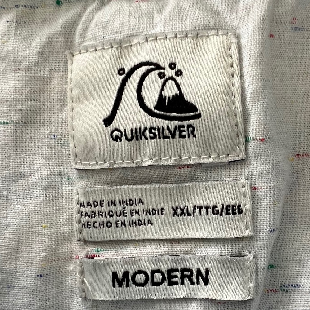 Quicksilver Modern Button Up Short Sleeved Shirt - image 4